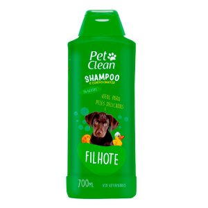 Shampoo e Condicionador Para Cães e Gatos Filhotes Pet Clean 700mL