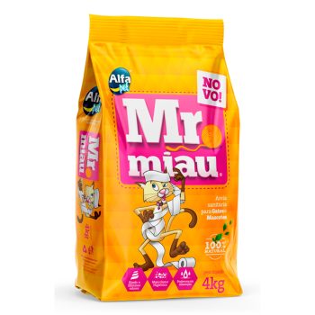 Areia Higiênica Para Gatos Mr. Miau 4kg