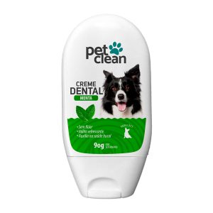Creme Dental Para Cães e Gatos Menta Pet Clean 90g
