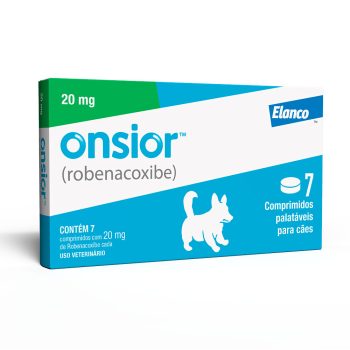 Onsior 20mg Anti-inflamatório para Cães Elanco 7 Comprimidos