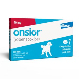Onsior 40mg Anti-inflamatório para Cães Elanco 7 Comprimidos