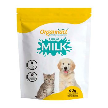 Suplemento Orgamilk Para Cães e Gatos Filhotes Organnact  60g