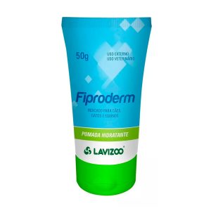 Pomada Fiproderm Hidratante Para Cães e Gatos Lavizoo 50g